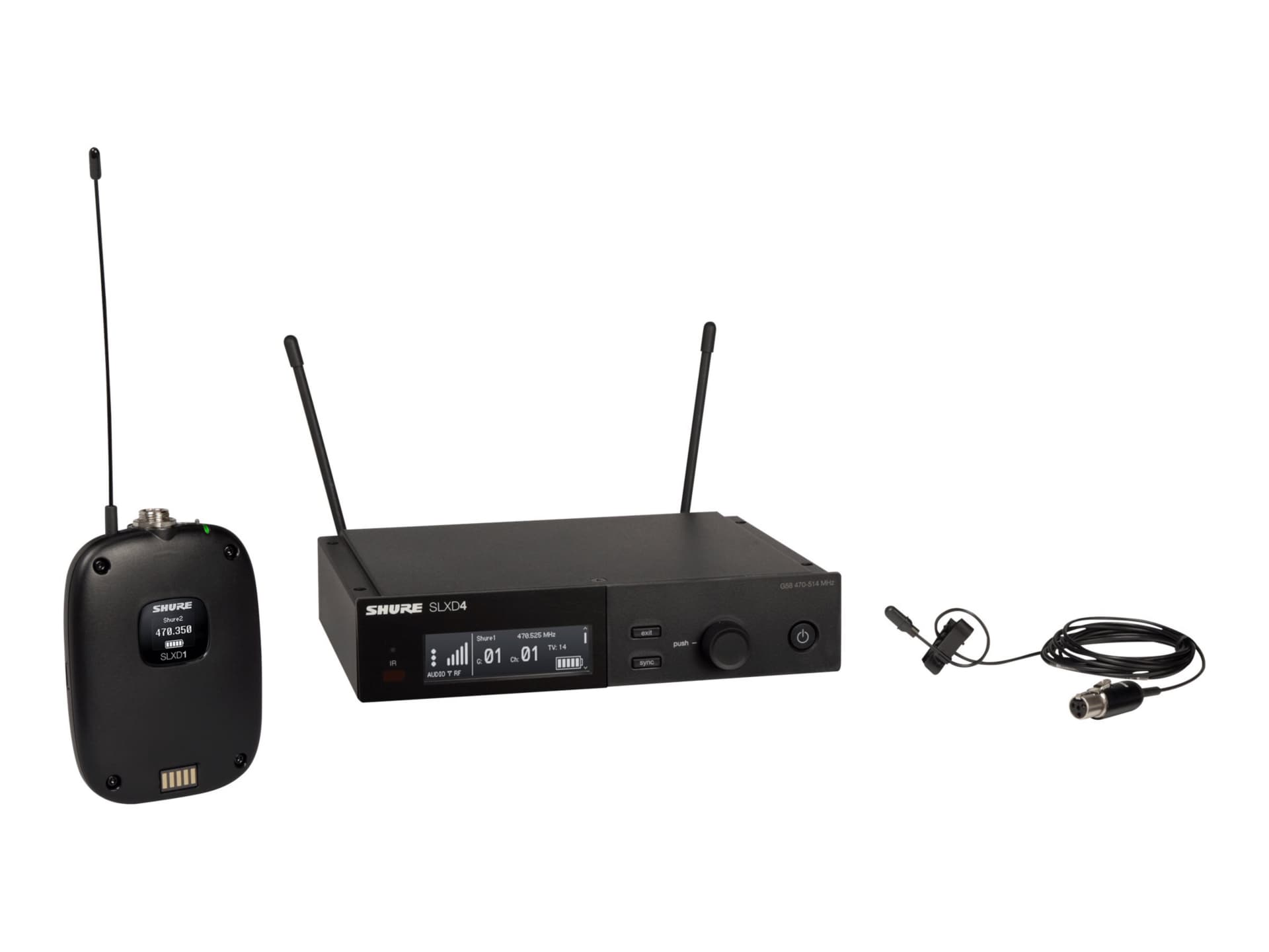 Shure SLX-D Wireless System SLXD14/DL4 - J58 Band - wireless microphone sys