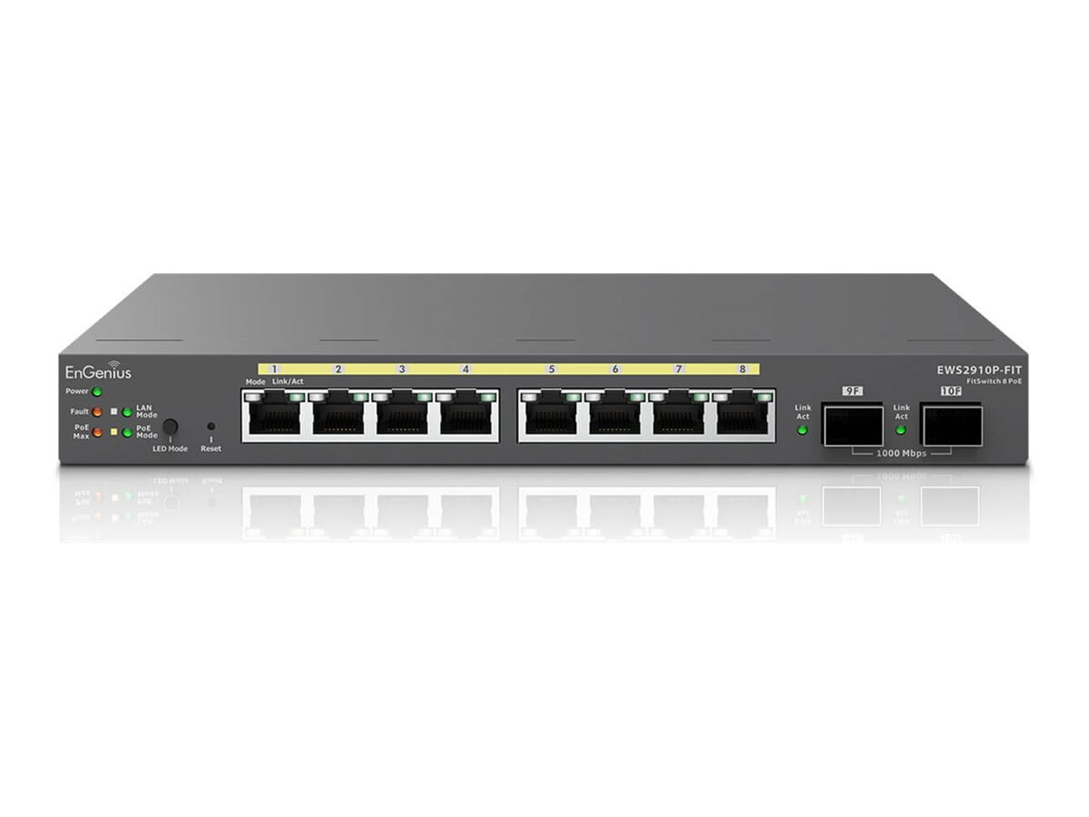 EnGenius Fit EWS2910P-FIT - switch - 8 ports - managed