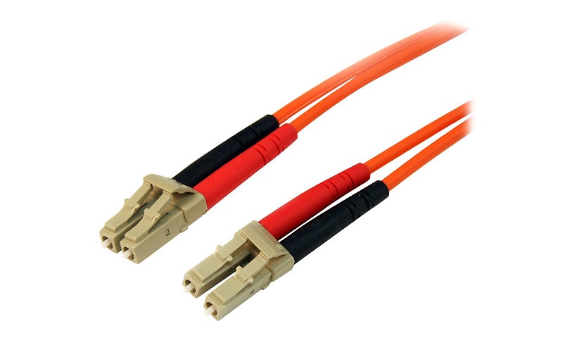 StarTech.com 2m Fiber Optic Cable - Multimode Duplex 50/125 - LSZH - LC/LC - OM2 - LC to LC Fiber Patch Cable