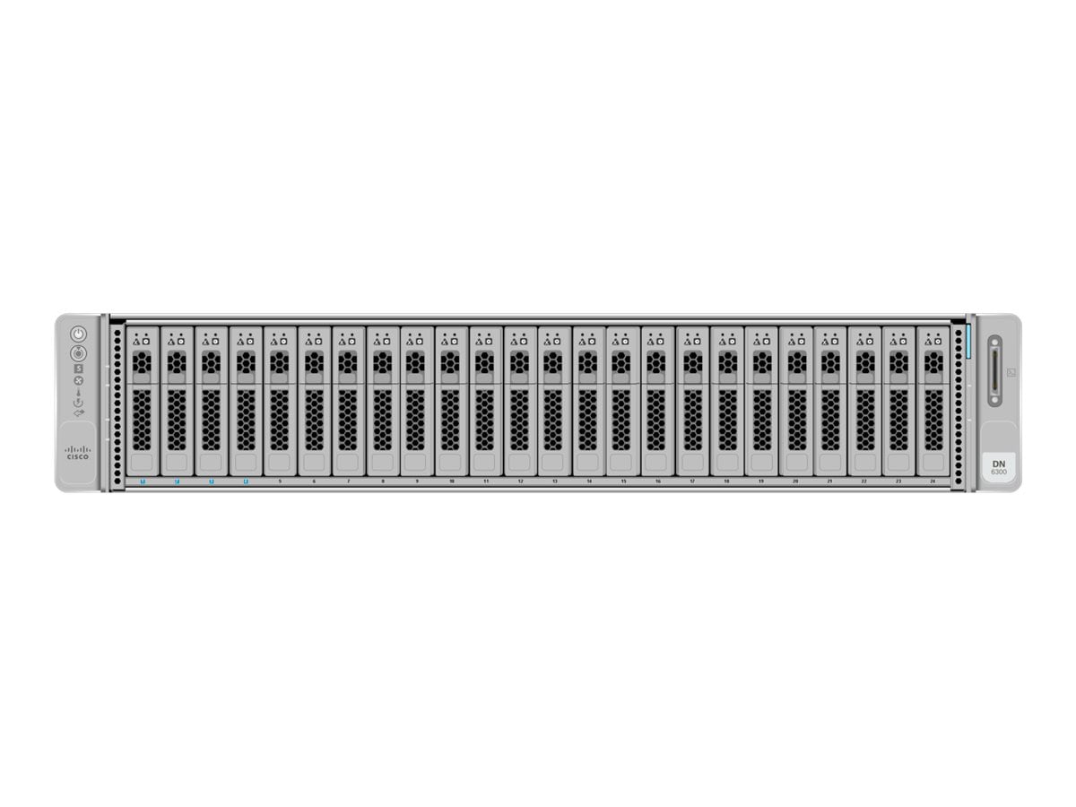 Cisco Secure Network Analytics Data Node 6300 - rack-mountable EPYC 7443 2.85 GHz - 512 GB - SSD 2 x 240 GB, HDD 24 x