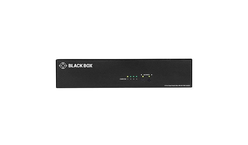 Black Box 4-Port 4K HDMI Dual-Head KVM Switch