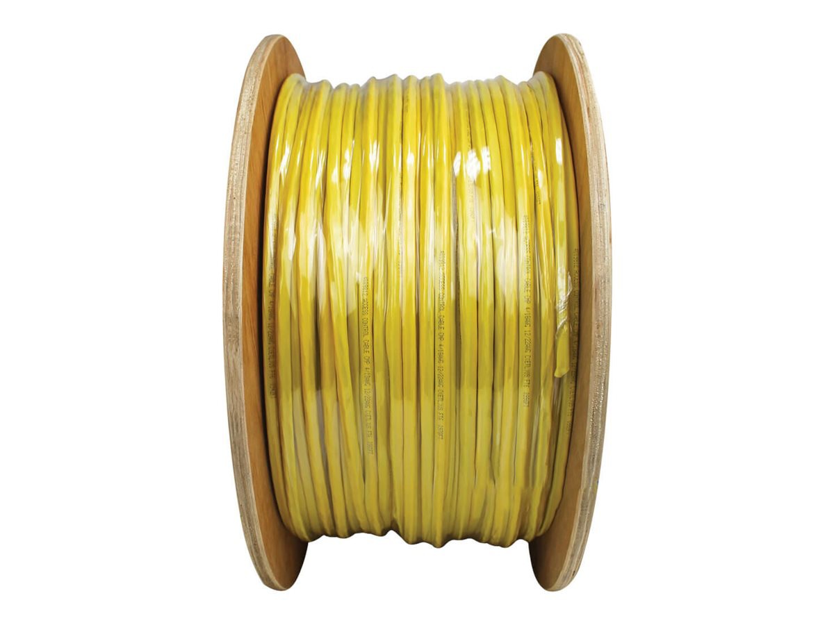 Eaton Tripp Lite Series Plenum-Rated Bulk Access Control Cable, Yellow, 100