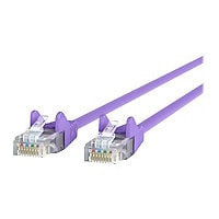 Belkin Cat6 5ft Purple Ethernet Patch Cable, UTP, 24 AWG, Snagless, Molded, RJ45, M/M, 5'