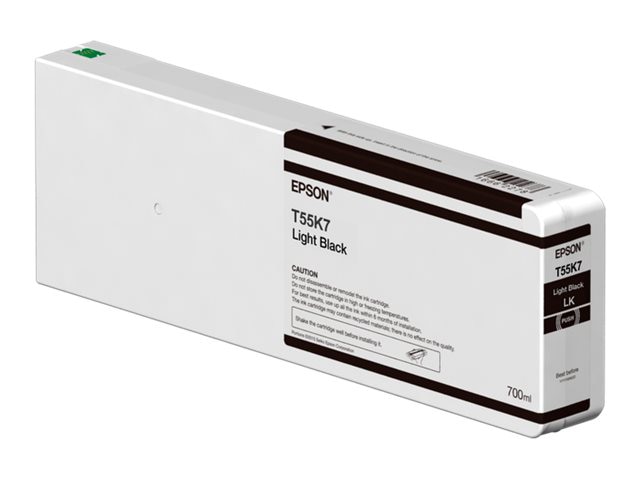 Epson T55K7 - light black - original - ink cartridge