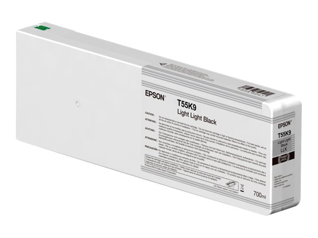 Epson T55K9 - light light black - original - ink cartridge