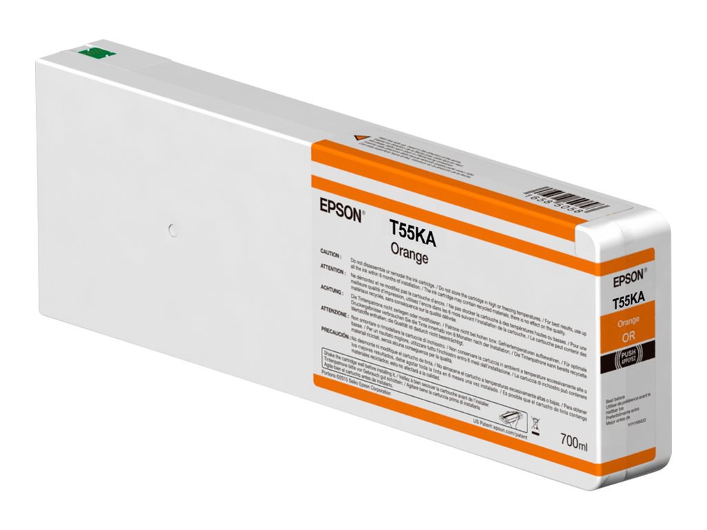 Epson T55KA - orange - original - ink cartridge
