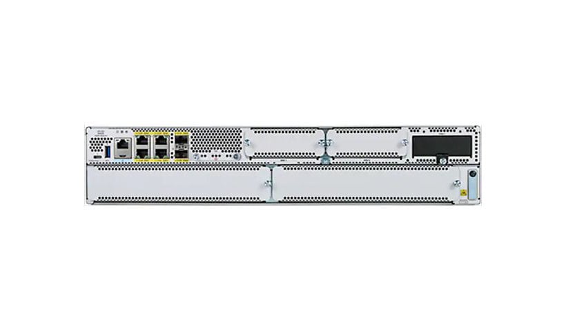 Cisco Catalyst 8300-2N2S-6T - routeur - Montable sur rack - avec module NIM DSP vocal à 64 canaux