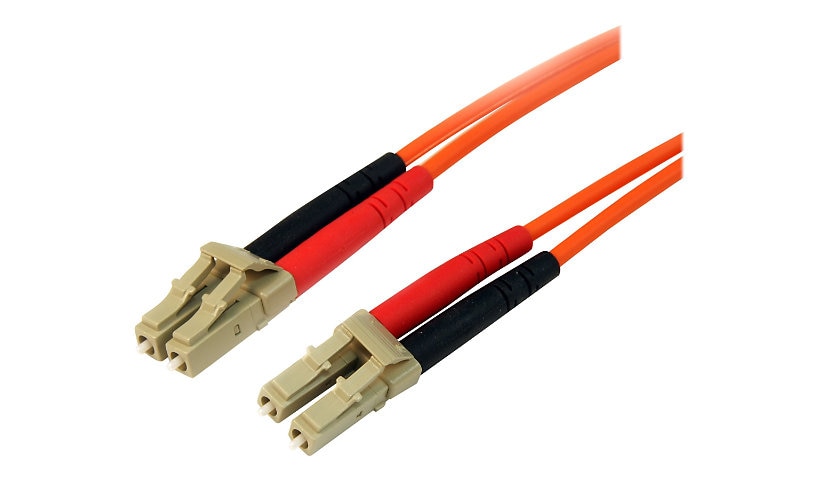 StarTech.com 1m Fiber Optic Cable - Multimode Duplex 50/125 - LSZH - LC/LC - OM2 - LC to LC Fiber Patch Cable