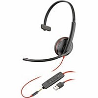Poly Blackwire 3215 Monaural USB-A Headset TAA