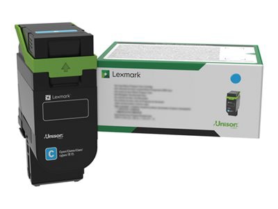Lexmark - cyan - original - toner cartridge - LCCP, LRP