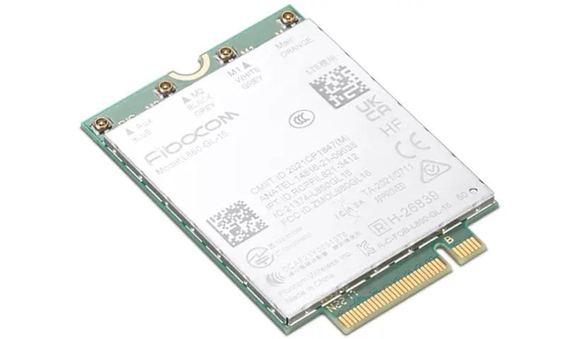 Lenovo Fibocom L860-GL-16 4G LTE CAT16 M.2 WWAN Module for T14/P14s Gen 4 ThinkPad