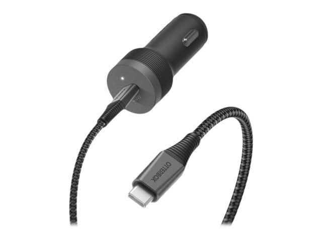OtterBox USB-C TO USB-C Fast Charge Car Charging KIT Premium Pro, 30W