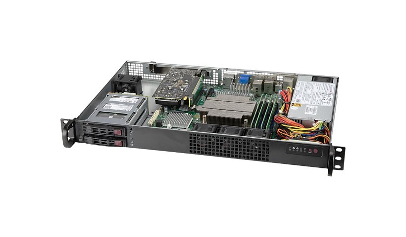 Supermicro IoT SuperServer 110C-FHN4T - rack-mountable - no CPU - 0 GB - no HDD