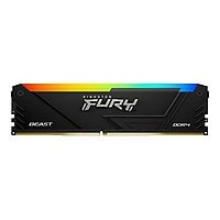 Kingston FURY Beast RGB - DDR4 - module - 32 GB - DIMM 288-pin - 2666 MHz -