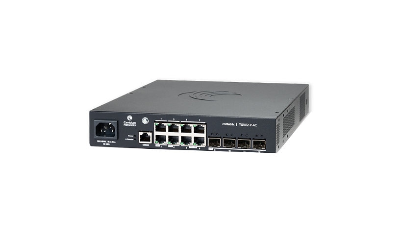 Xirrus Cambium Networks cnMatrix TX1012-P-AC 8x1G 4xSFP+ PoE Switch