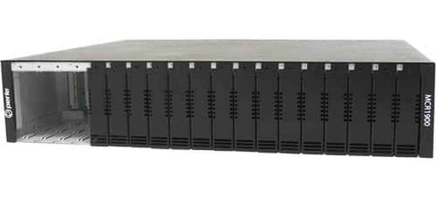 Perle 19-Slot 2U Modular Chassis System with Dual AC Power