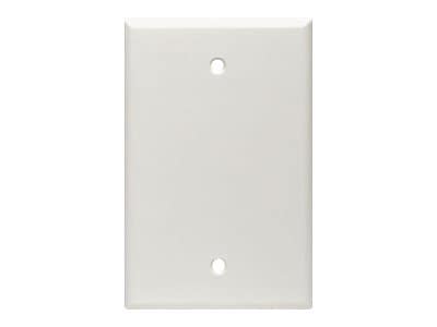 Leviton 1-Gang No Device Blank Wallplate, Midway Size - mounting plate