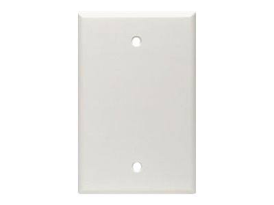 Leviton 1-Gang No Device Blank Wallplate, Midway Size - mounting plate
