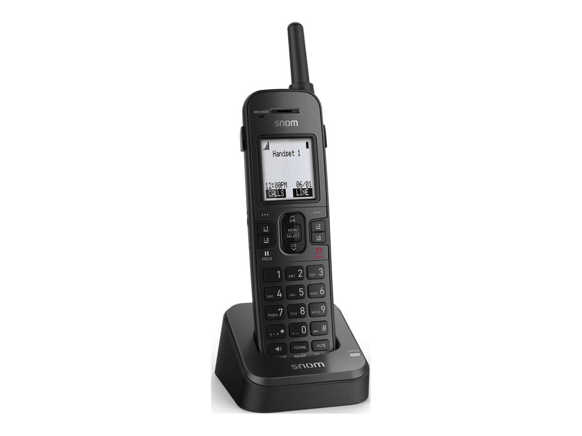 snom M10R KLE - cordless extension handset with caller ID