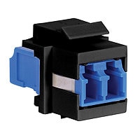 Hubbell Premise Wiring Keystone Snap Fit LC-Duplex Fiber Optic Connector -