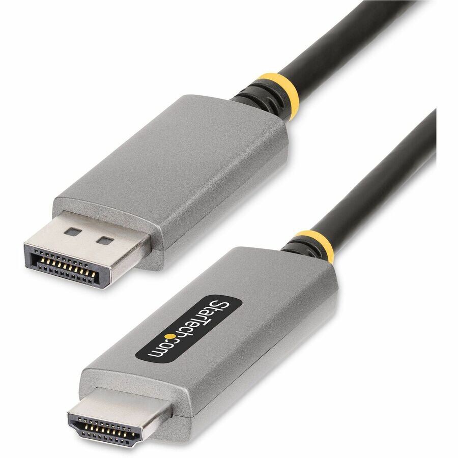 StarTech.com 6.6ft (2m) DisplayPort to HDMI Adapter Cable, 8K 60Hz, 4K 144H