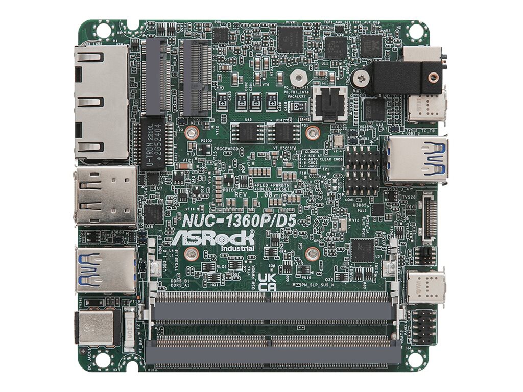 ASRock Industrial NUC-1360P/D5 - carte-mère - UCFF - Intel Core i7 1360P