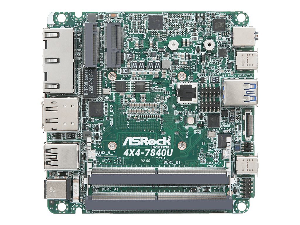 ASRock Industrial 4X4-7840U - motherboard - UCFF - AMD Ryzen 7 7840U