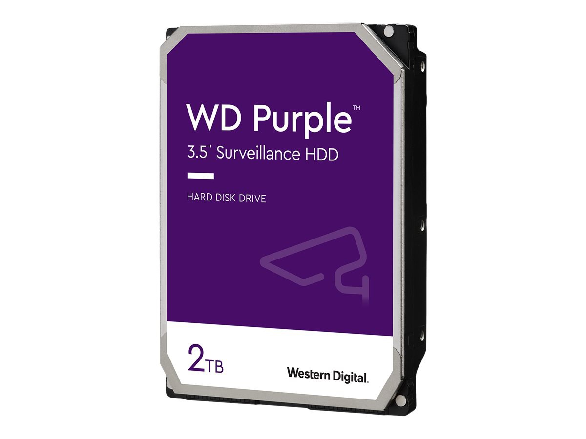 WD Purple Surveillance WD23PURZ - hard drive - 2 TB - SATA 6Gb/s