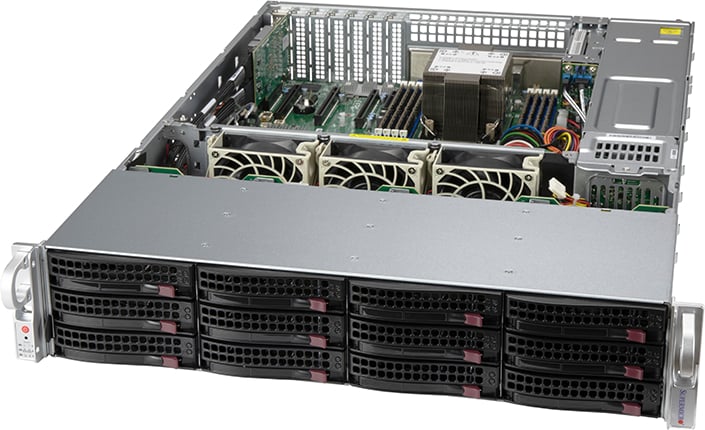 Supermicro SuperChassis 2U Storage Rack Server