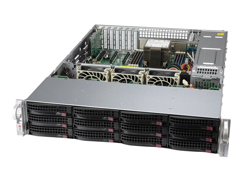 Supermicro UP Storage SuperServer 520P-ACTR12L - rack-mountable - no CPU - 0 GB - no HDD