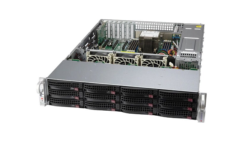 Supermicro UP Storage SuperServer 520P-ACTR12L - rack-mountable - no CPU - 0 GB - no HDD