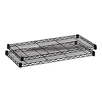 Safco Commercial Extra - shelf - black (pack of 2)