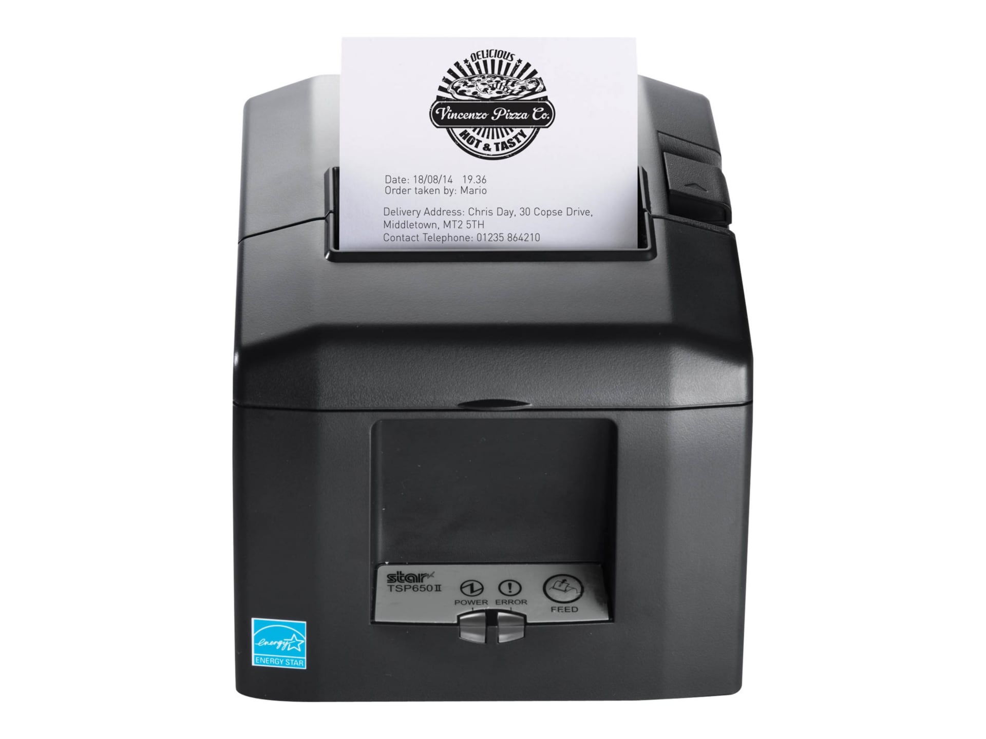 Star TSP650II series TSP654II AirPrint-24 GRY US - receipt printer - B/W -