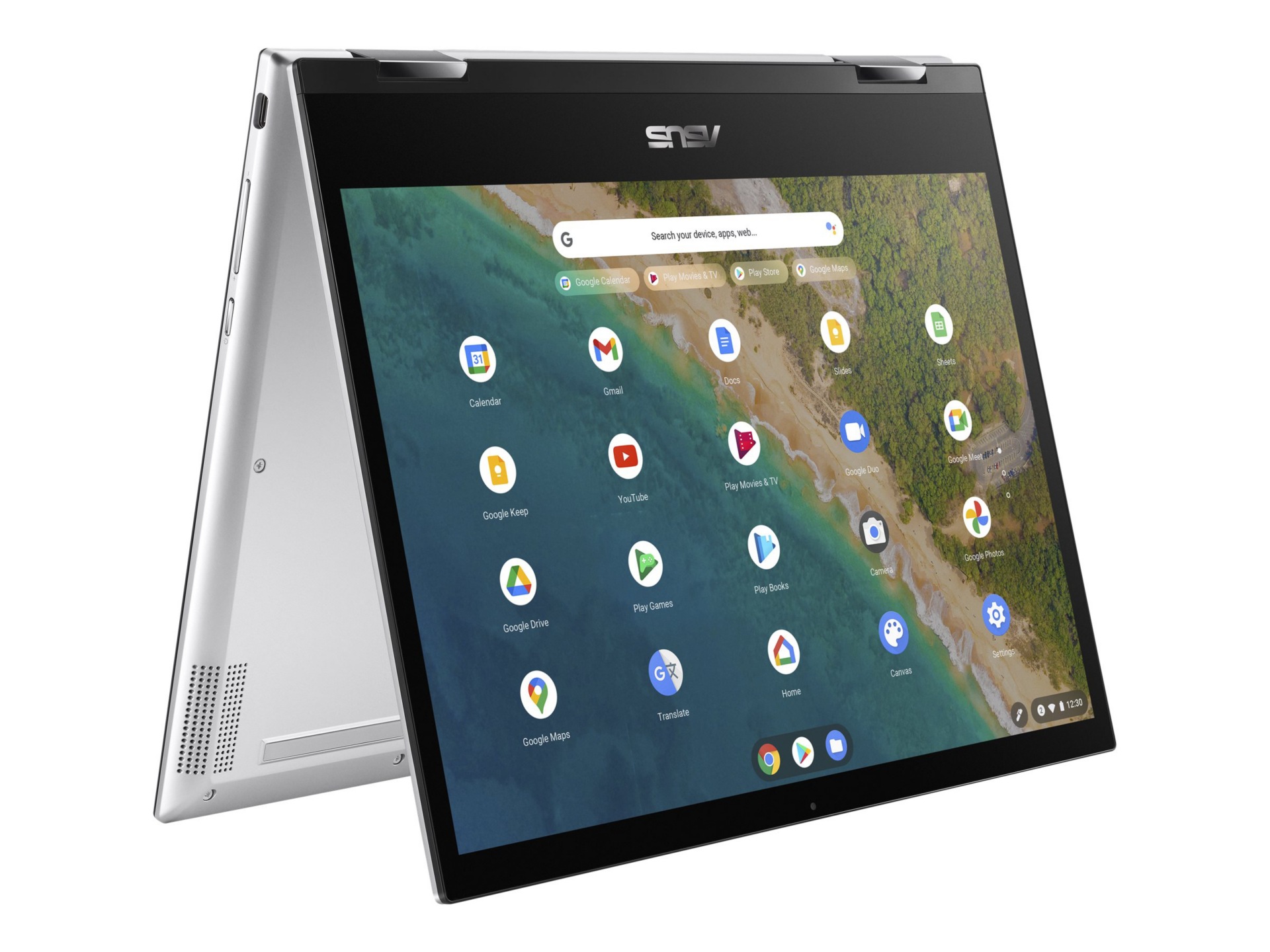 ASUS Chromebook Flip CM3 CM3200FM1A-DS44T-S - 12" - MediaTek Kompanio 820 - MT8192 - 4 GB RAM - 64 GB eMMC