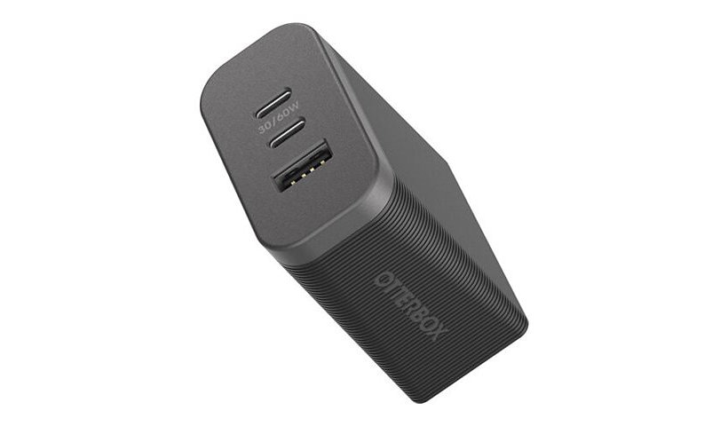 OtterBox USB-C Fast Charge Triple Port Wall Charger Premium Pro, 72W