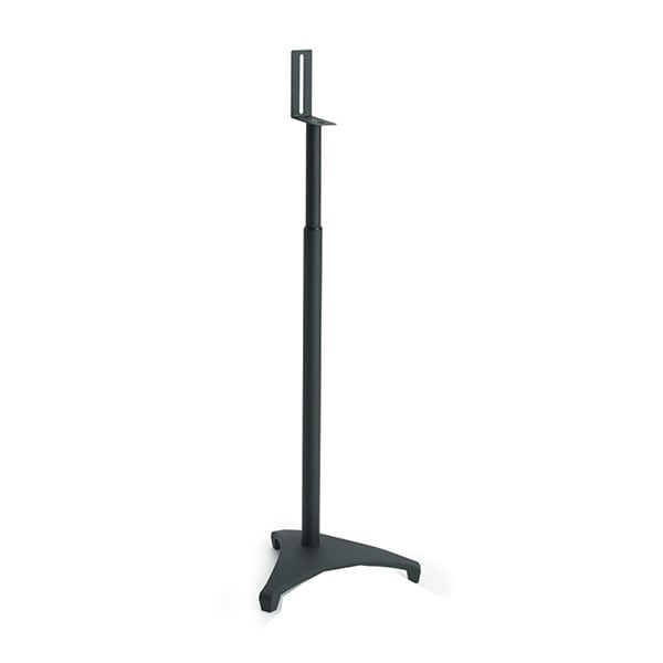 Sanus Euro Series Adjustable Speaker Stand for Satellite Speakers - Height Adjustable 26-42" - Sold as Pair - Black