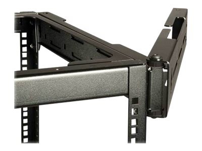 Sanus Component Series AV Rack - 15RU Open Frame Network Rack - 26in Height - Black