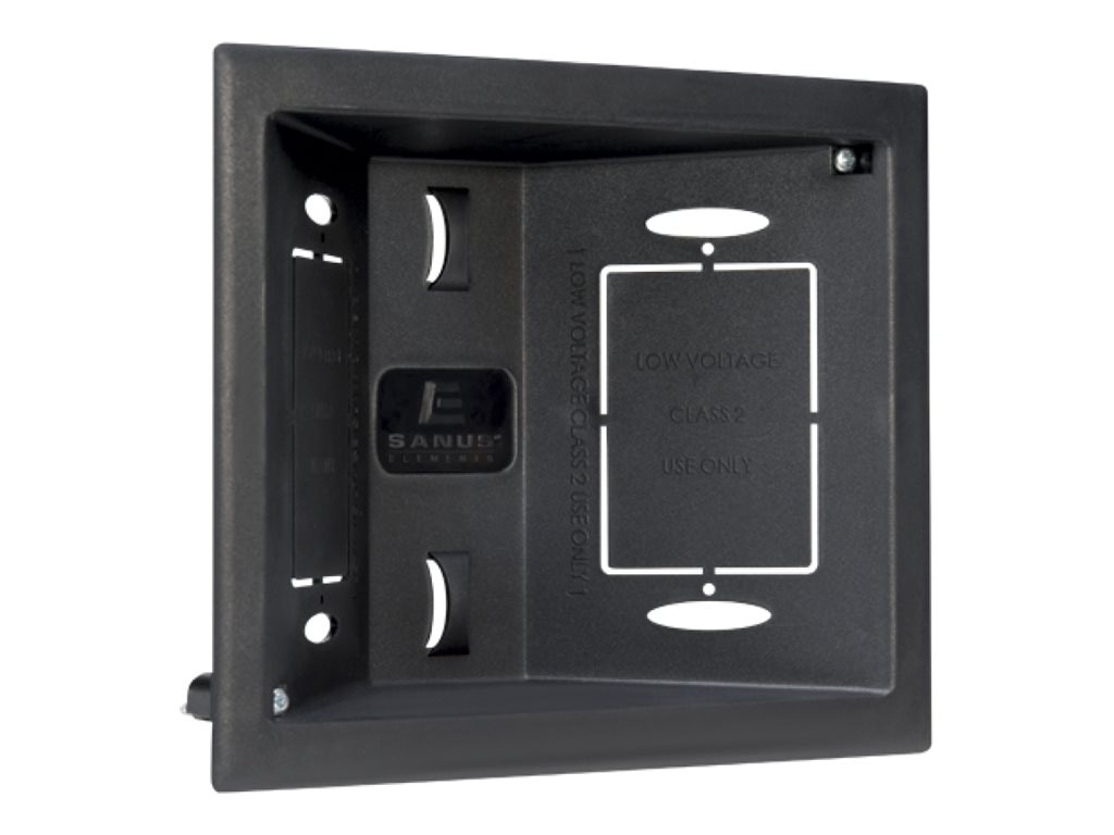 Sanus In-Wall Low Voltage Box for Cable Management - Black