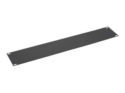 Sanus Component Series 2RU AV Rack Blank Panel - Flanged Blank Panel - Black