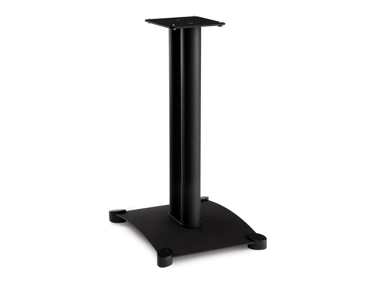 Sanus Steel Series Heavy-Duty Speaker Stand for Bookshelf Speakers - Sold as Pair - 22in Height - Black