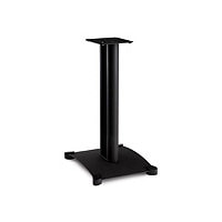 Sanus Steel Series Heavy-Duty Speaker Stand for Bookshelf Speakers - Sold as Pair - 22in Height - Black