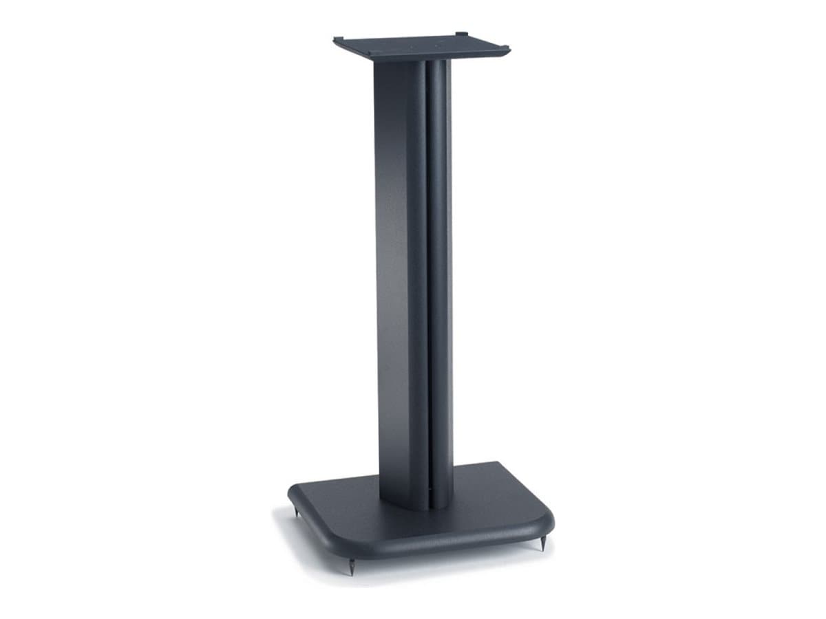 Sanus Wood Series Bookshelf Pillar Speaker Stand - Sold as Pair - 31in Height - Black