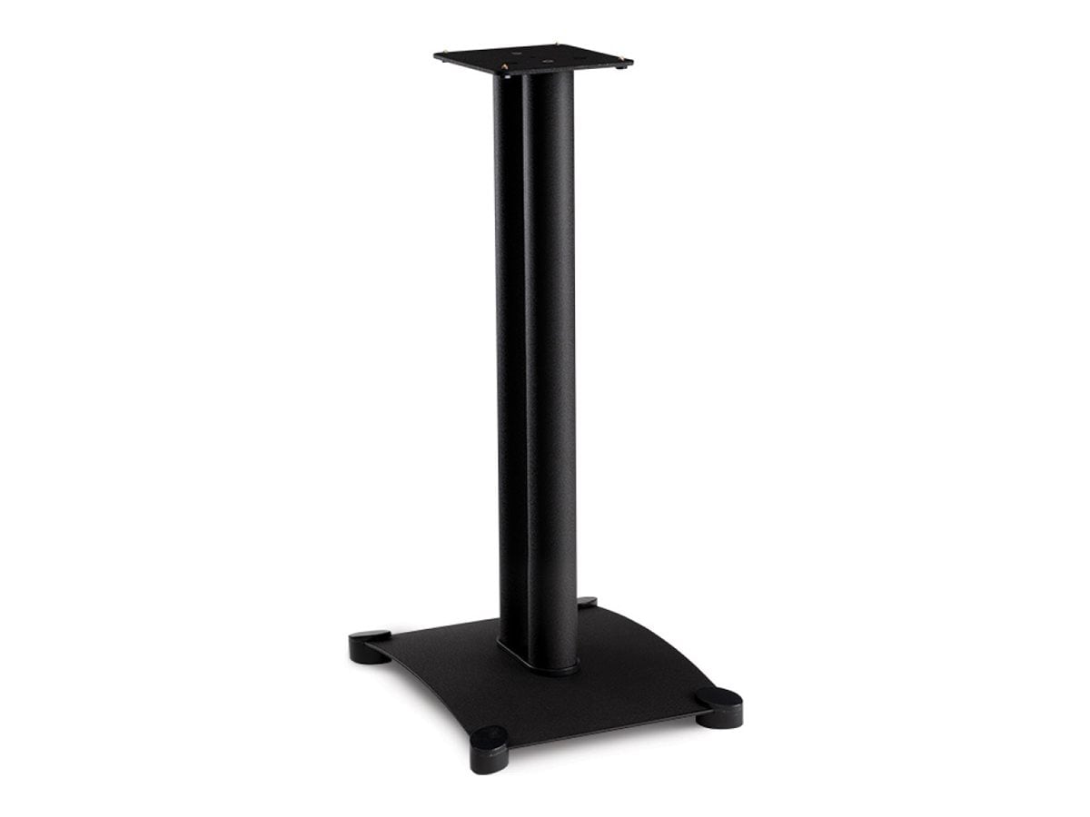 Sanus Steel Series Heavy-Duty Speaker Stand for Bookshelf Speakers - Sold as Pair - 26in Height - Black