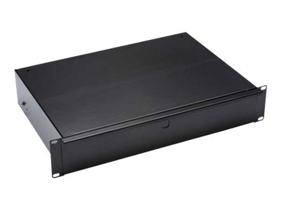 Sanus Component Series AV Rack Drawer - 2RU Rack Drawer - Black