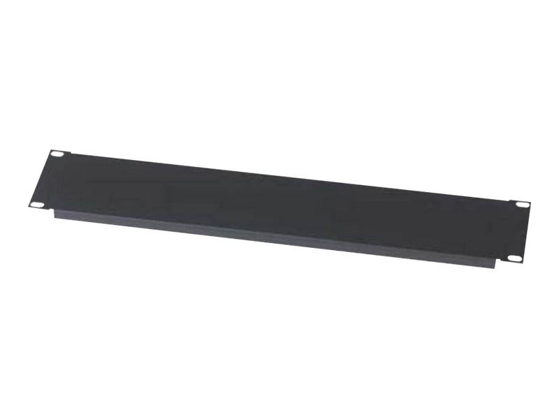 Sanus Component Series 1RU Rack Blank Panel - Flanged Blank Panel - Black