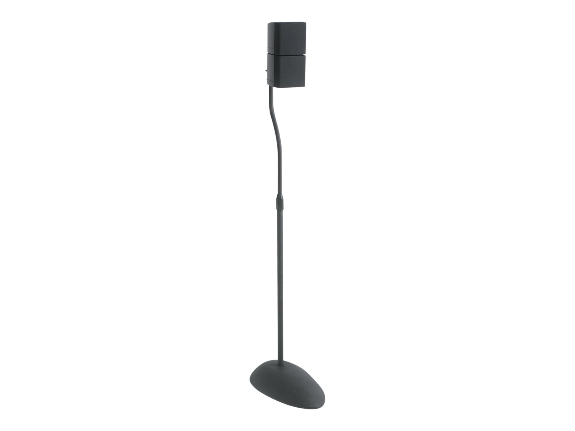 Sanus Home Theater Adjustable Speaker Stand - Height Adjustable 26-39" - Black