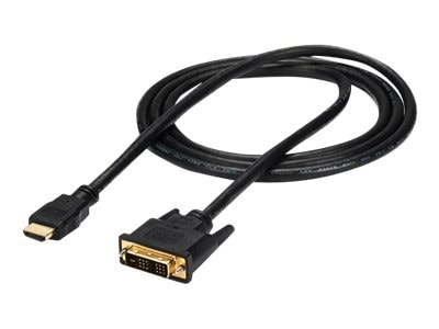 StarTech.com HDMI to DVI Cable - 6 ft / 2m - HDMI to DVI-D Cable - HDMI  Monitor Cable - HDMI to DVI Adapter Cable