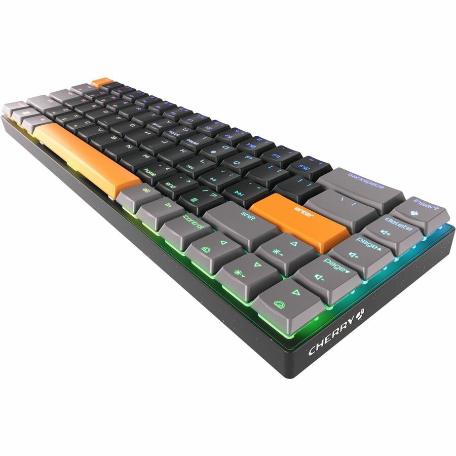 Thumbnail 4 of 12 for CHERRY MX-LP 2.1, WIRELESS, Bluetooth, MX LOW PROFILE SPEED RGB SWITCH, Black, For Office and Gaming