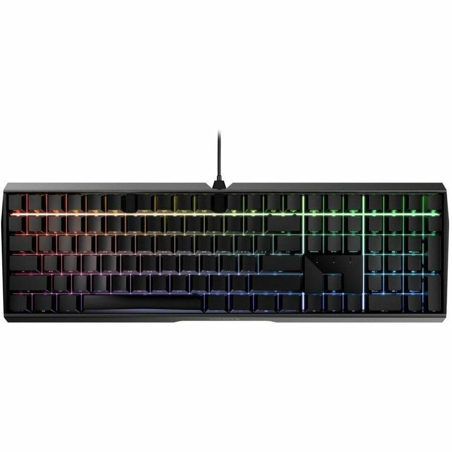 CHERRY MX 3.0S Wired RGB Keyboard, MX RED SWITCH, For Office And Gaming, Bl
