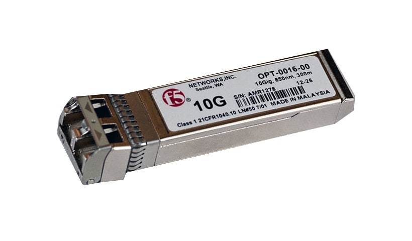 F5 Networks 10GBase Short Range SFP+ Ethernet Transceiver Module